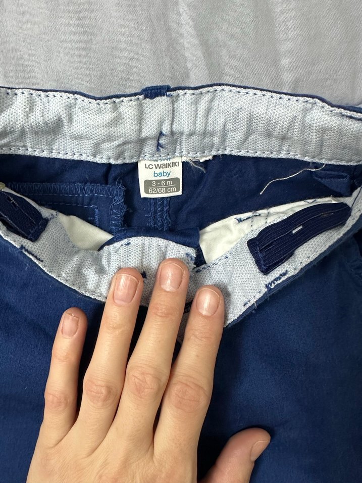 Erkek Çocuk Mavi Denim Pantolon - Görsel 3