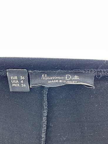 36 Beden siyah Renk Massimo Dutti Düz Kesim %70 İndirimli.