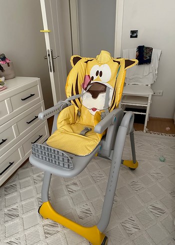 Beden Chicco Sarı ve Gri Bebek Mama Sandalyesi