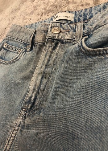 Rahat Kesim Midi Kadın Kot Pantolon - Görsel 4