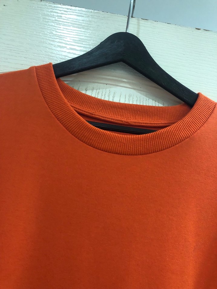 Kadın Uzun Kollu turuncu Uzun Elbise - Görsel 4