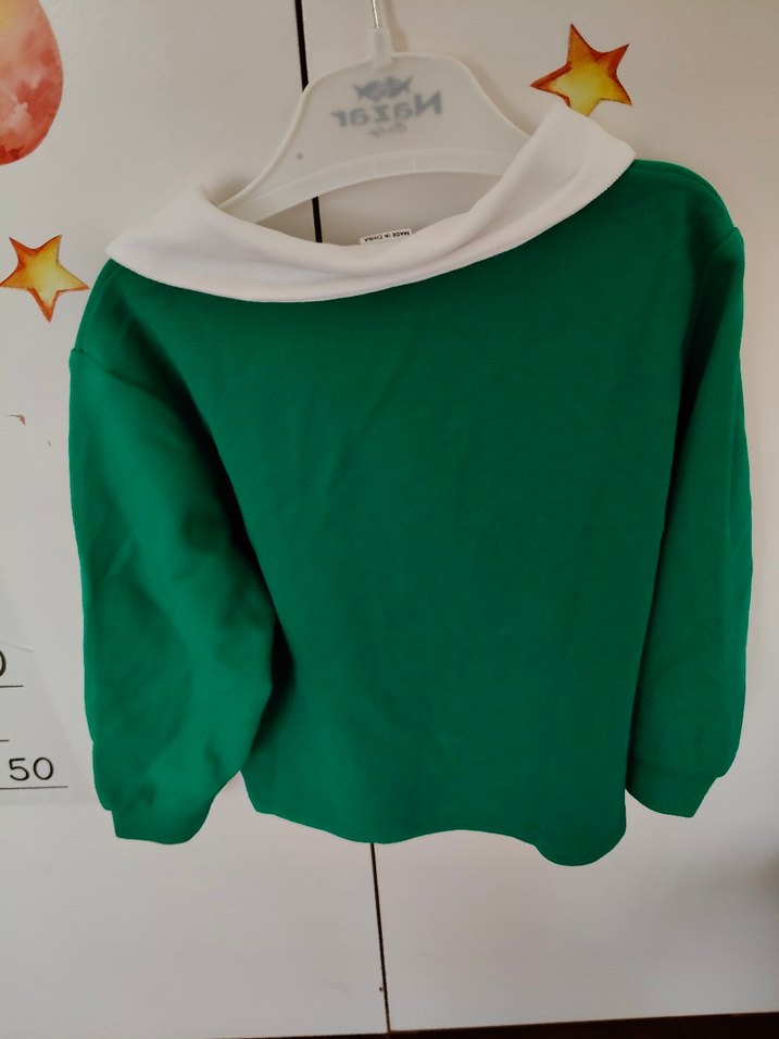 Yeşil Baskılı Uzun Kollu Erkek Sweatshirt - Görsel 2