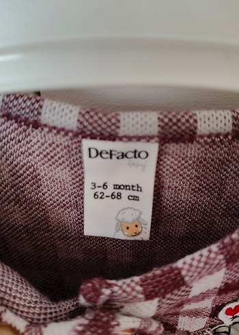 Kız Çocuk Bordo Kareli Uzun Kollu Elbise - Görsel 3