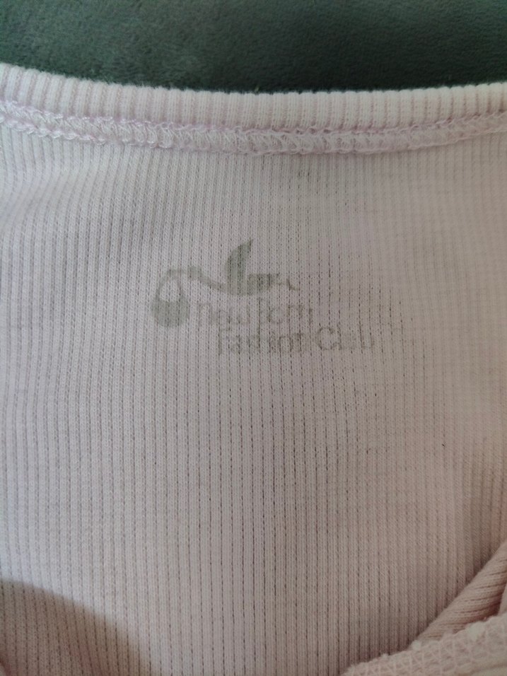 Düğmeli Bebek Kız Takımı, Uzun Kollu - Görsel 3