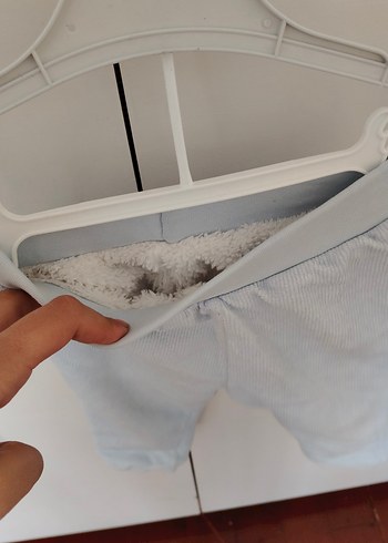 Mavi Kürklü Erkek Bebek Tulumu - Görsel 8