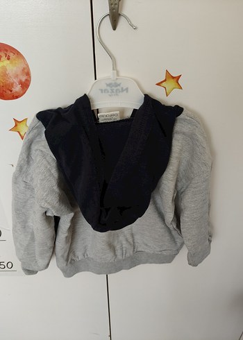 Gri Erkek Çocuk Uzun Kollu Sweatshirt - Görsel 2