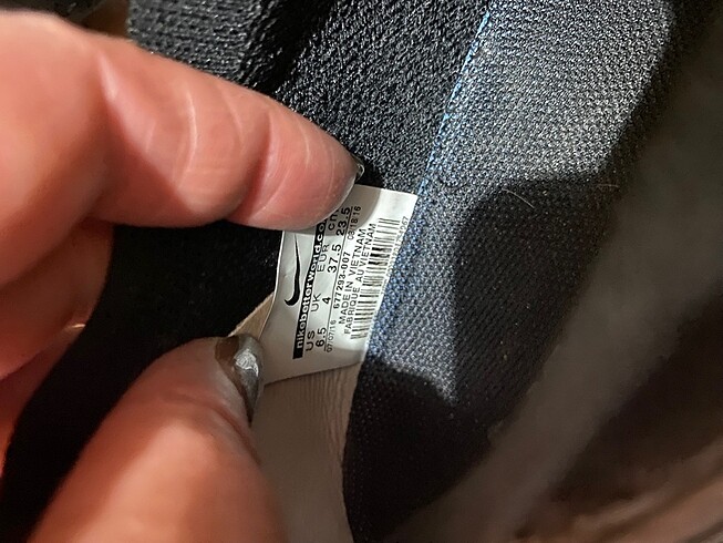 37 Beden siyah Renk Orijinal Nike Vapormax