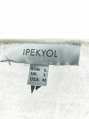 l Beden beyaz Renk ipekyol Bluz %70 İndirimli.