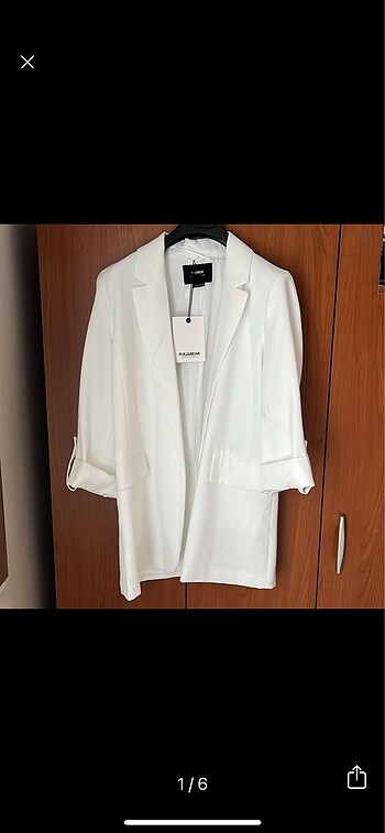 Stradivarius Blazer Ceket Beyaz