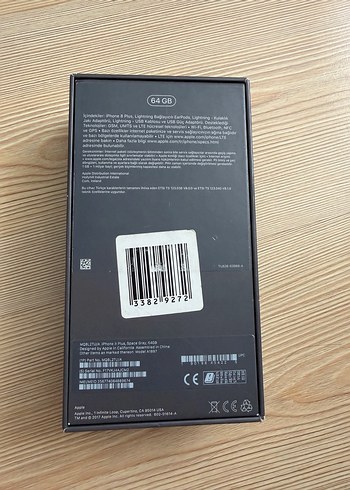 Siyah iPhone 8 Plus Kutu 64gb boş - Görsel 2