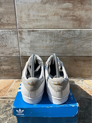 38 Beden beyaz Renk Adidas süperstar 38 orijinal. Dolap üzeri satış sneakers14