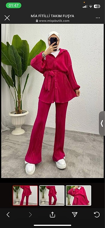 Pembe kemerli takım