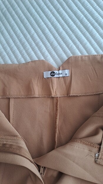 38 Beden camel Renk Zara muadili kumaş pantolon