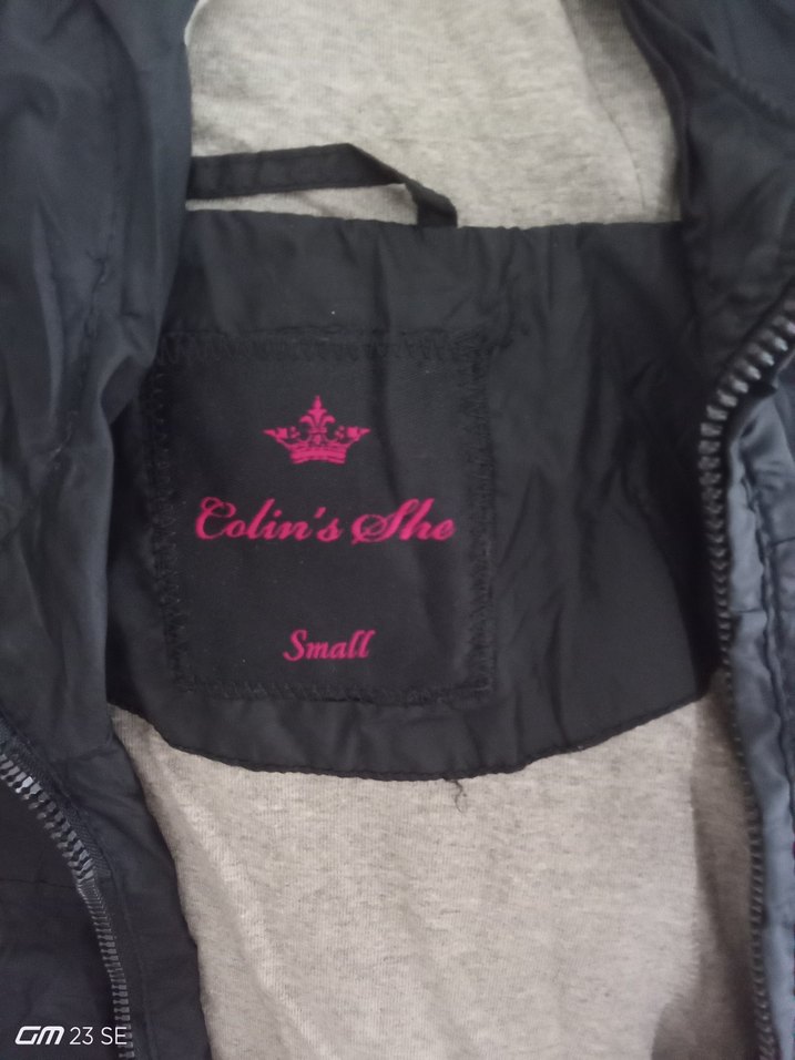 Siyah unisex Kapüşonlu Yağmurluk için penye gibi eni 44 boyu 53 - Görsel 2