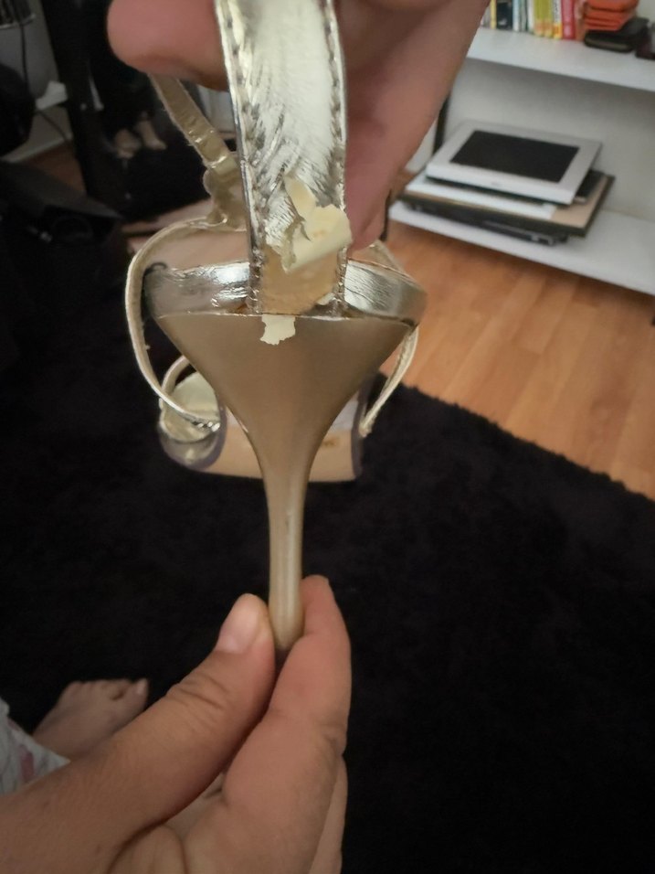 Altın Renkli parlak taşlı - Görsel 4