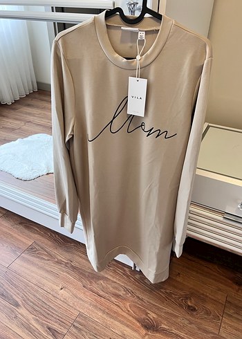 Zara Bej Kadın Uzun Kollu Sweatshirt