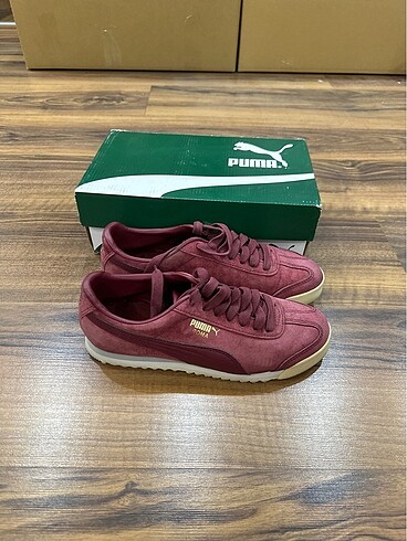 Puma bordo nubuk sneakers 38,5 numara