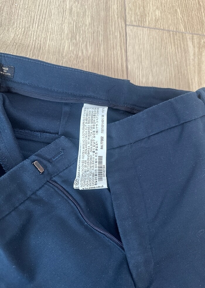 Zara 38 beden lacivert pantolon - Görsel 5