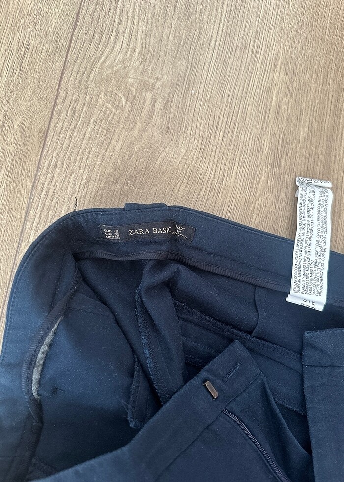 Zara 38 beden lacivert pantolon - Görsel 3
