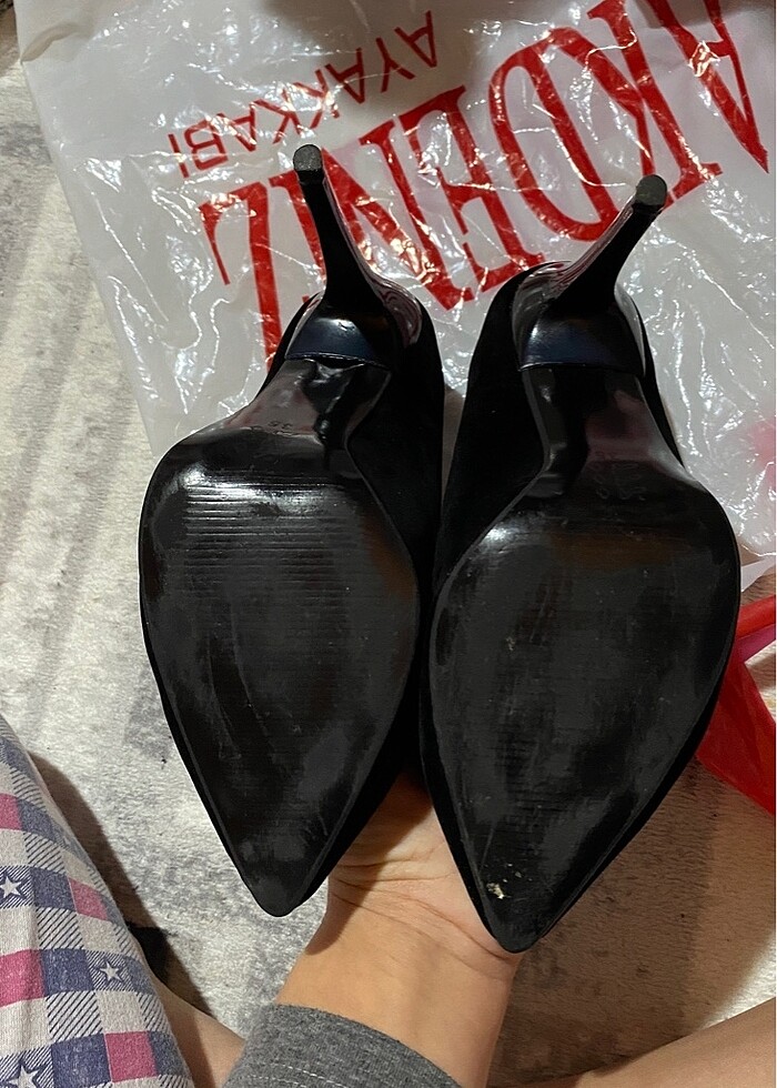 Kadife Stiletto - Görsel 4