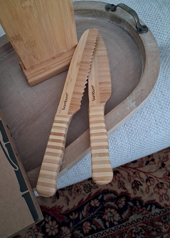 Bambum Chapati 3 Parça Standlı Ahşap Fırça Seti - Görsel 2