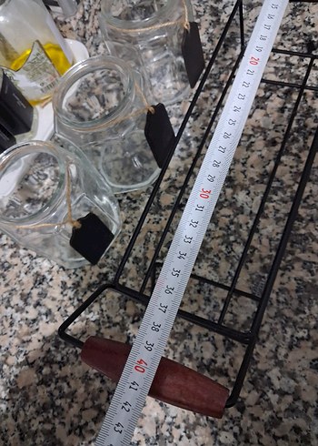 Cam Kavanozlu Mutfak Kaşığı ve Araç Tutucu Karaca - Görsel 5