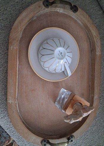 Beyaz ve Altın Detaylı İnce Porselen Fincan PAŞABAHÇE - Görsel 6