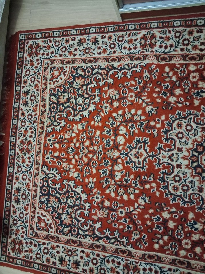 Klasik Desenli Vintage El Halısı - Görsel 2