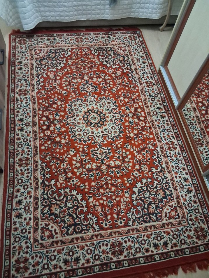 Klasik Desenli Vintage El Halısı - Görsel 3