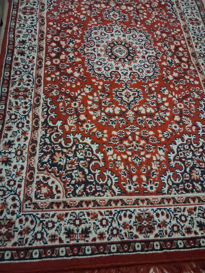 Klasik Desenli Vintage El Halısı - Görsel 4