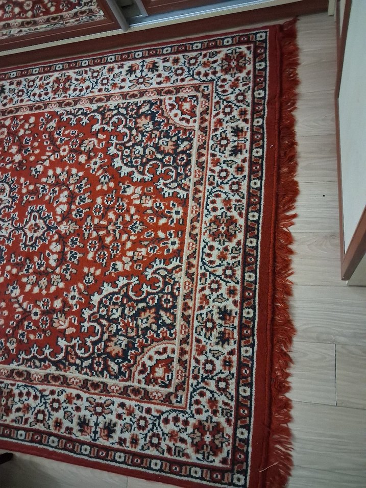 Klasik Desenli Vintage El Halısı - Görsel 5