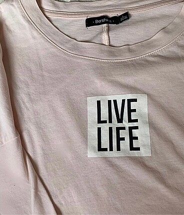 Bershka Orjinal bershka oversize crop tshirt