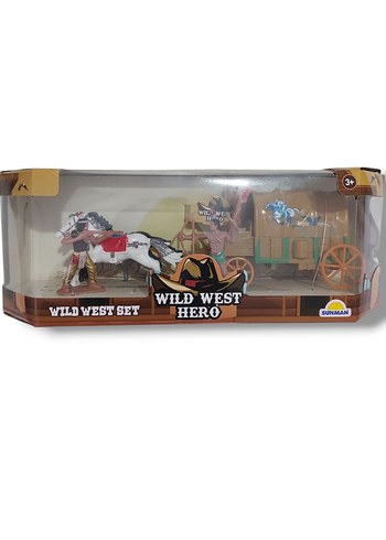 Sunman Vahşi Batı Kızılderili Kovboy Wild West Atlı Seti