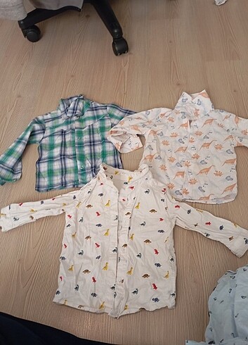 H&M Gömlek uzun kollu bebek