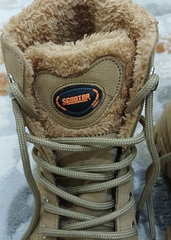 Scooter Bej Süet Erkek Outdoor Bot - Görsel 2