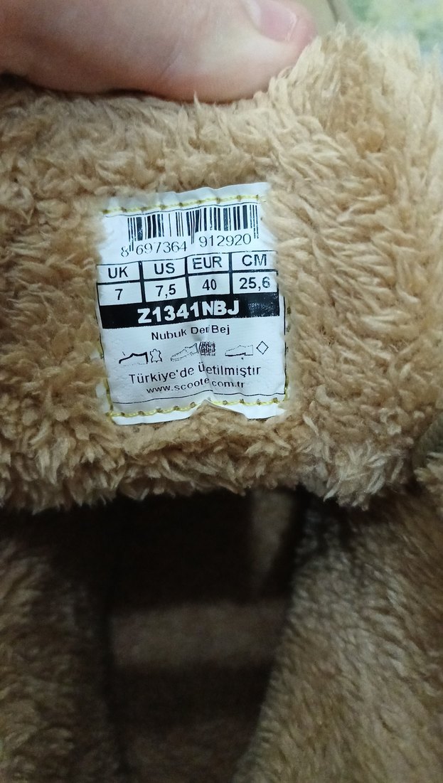 Scooter Bej Süet Erkek Outdoor Bot - Görsel 5