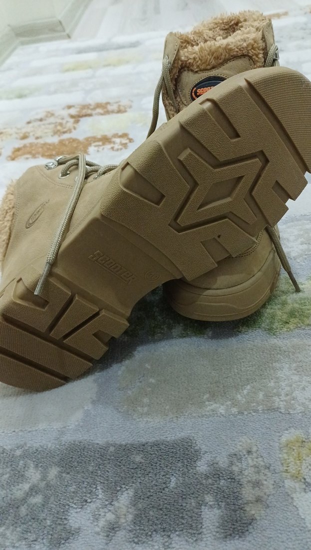 Scooter Bej Süet Erkek Outdoor Bot - Görsel 3