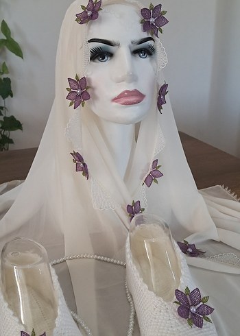 Beden Mevlüt örtüsü, patik ve tesbih takımı