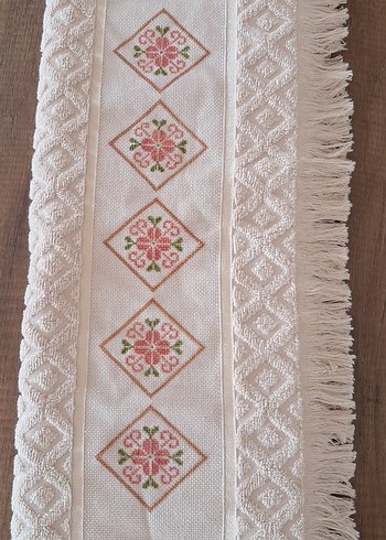 Sarra marka kaneviçe el işi elyüz havlusu - Görsel 7