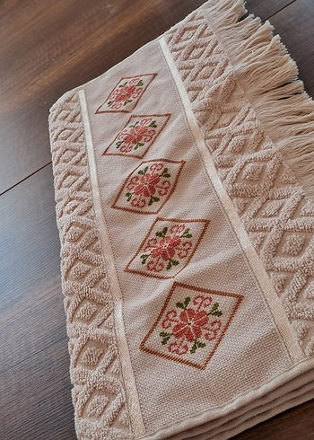 Sarra marka kaneviçe el işi elyüz havlusu - Görsel 8