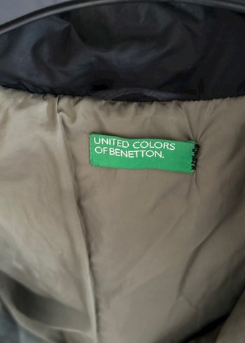 Benetton Erkek Çocuk Kapüşonlu Fermuarlı siyah Mont - Görsel 4