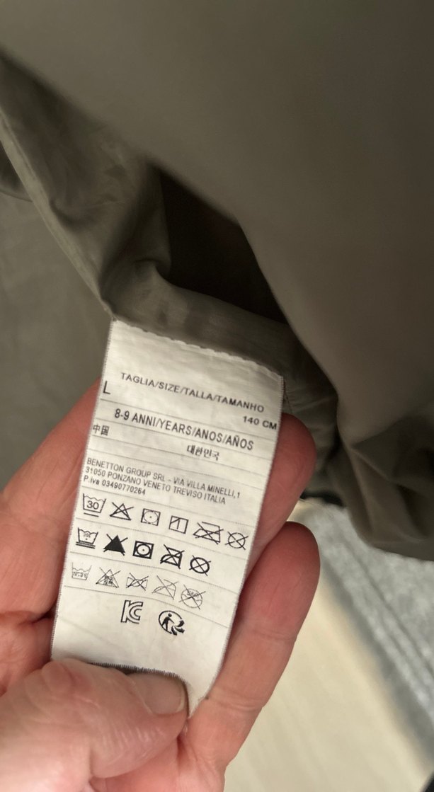 Benetton Erkek Çocuk Kapüşonlu Fermuarlı siyah Mont - Görsel 5