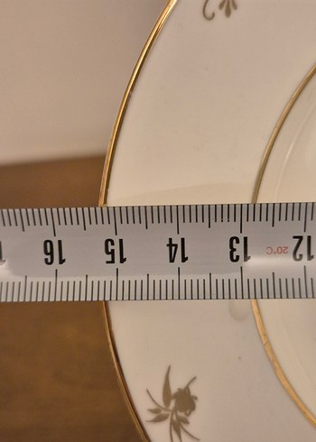 Altın İşlemeli Klasik Tabak - Görsel 5