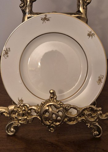 Altın İşlemeli Klasik Tabak - Görsel 2