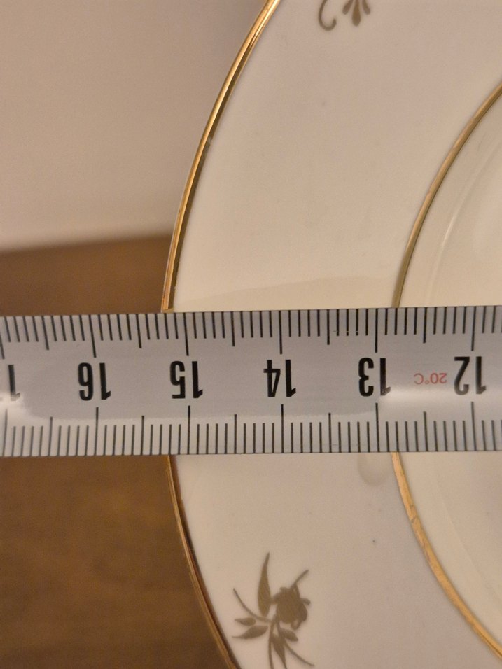 Altın İşlemeli Klasik Tabak - Görsel 5