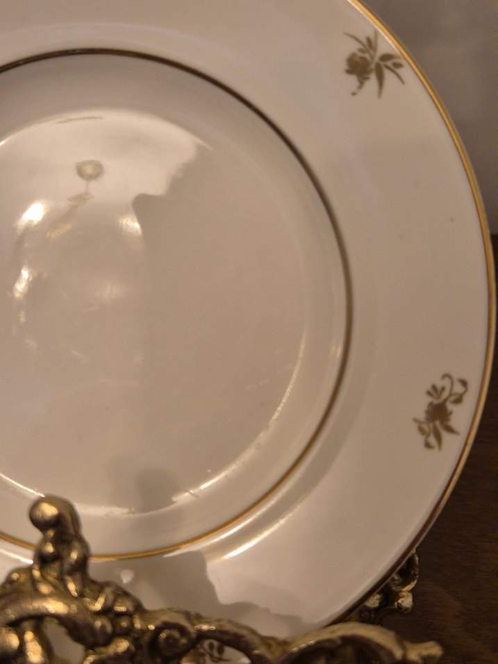 Altın İşlemeli Klasik Tabak - Görsel 3