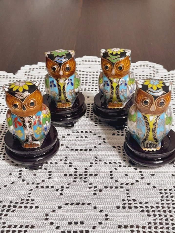 Renkli Baykuş Figürin Seti - Görsel 2