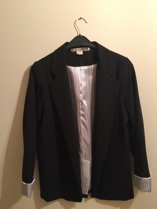 Siyah blazer ceket