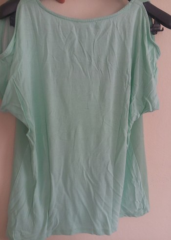 Yeşil Baskılı Hamile Tişörtü - Görsel 3