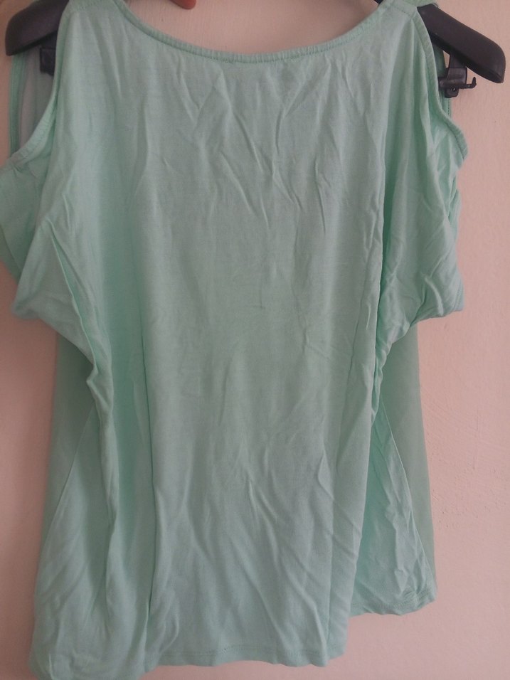 Yeşil Baskılı Hamile Tişörtü - Görsel 3